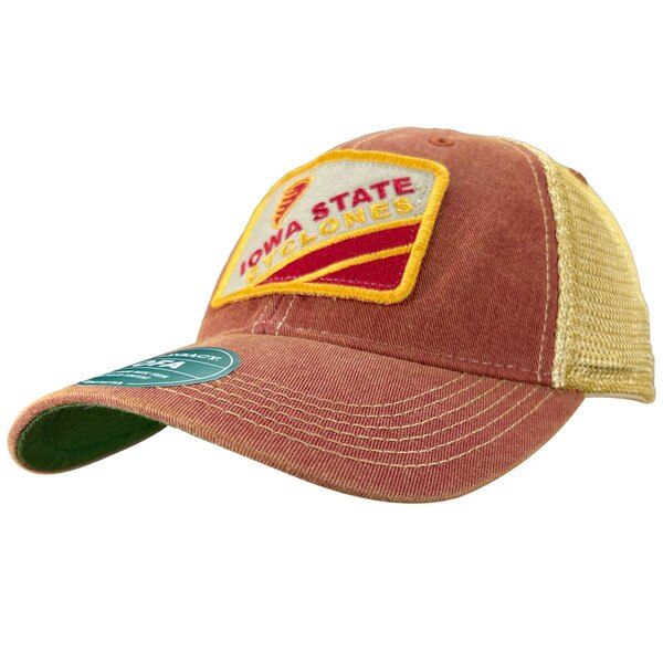 L2 Iowa State Heather Cardinal Trucker Hat